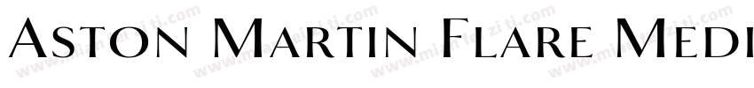 Aston Martin Flare Medium字体转换